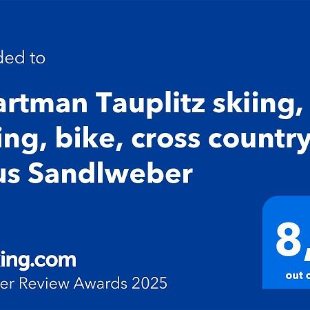 Apartman Tauplitz Skiing, Hiking, Bike, Cross Country - Haus Sandlweber Obersdorf Luaran gambar